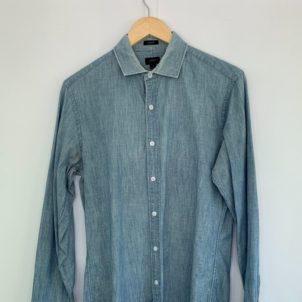 Chambray J.Crew Button Down Shirt